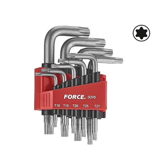 FOR 5098 Haakse Torx sleutelset lang 9 delig