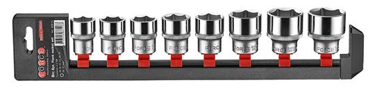 FOR 40815-9 1/2" Doppenset op rail 8 dlg 12kant