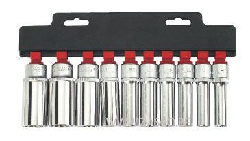 FOR 41014Q 1/2" Doppenset lang Spline 10 delig