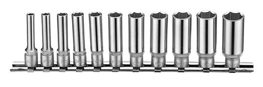 FOR 21115 1/4" Lange doppenset 6 kant 11dlg