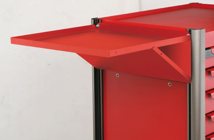 FOR 102104R Zijtafel voor gereedschapswagen 10217-10218 rood