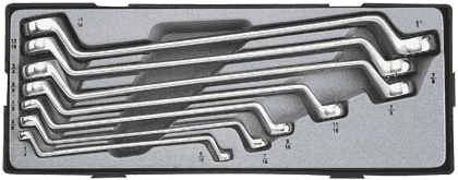 FOR T5079S TC module 7 gebogen ringsleutels 75° SAE