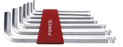 FOR 5072LB Inbussleutelset kogelkop 7 dlg