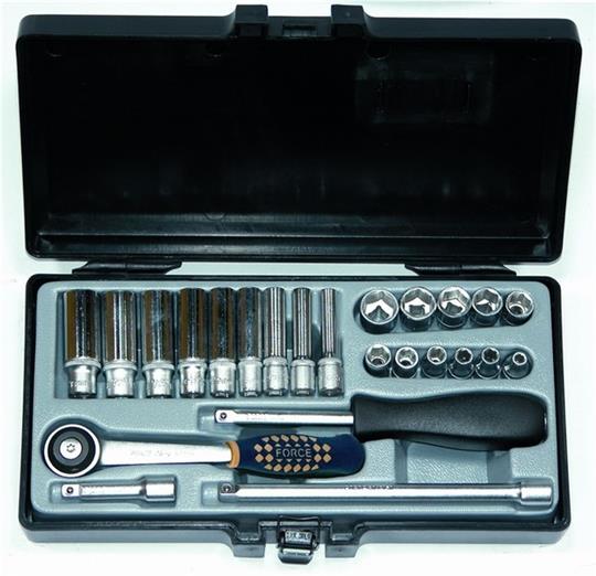 FOR 2253 1/4" Doppenset 6kant - 24dlg