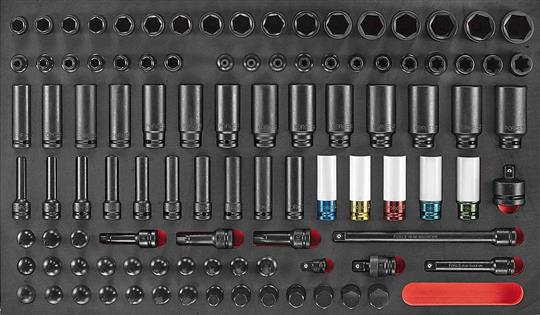FOR F41001 - slagdoppenset 1/2" 100dlg