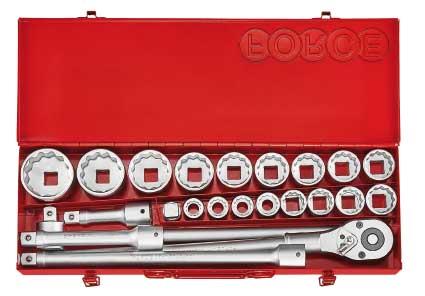 FOR 6233-5 Doppenset 23 dlg 6kant 3/4"