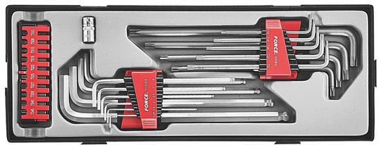 FOR T5303 Haakse sleutel en bit set 30 delig