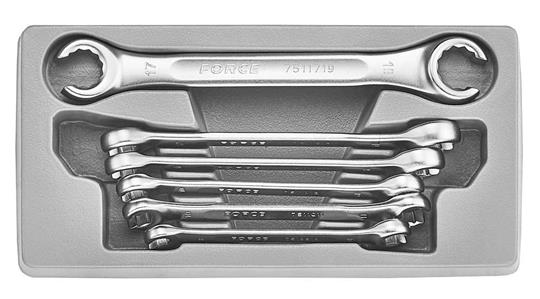 FOR 5066 Open ringsleutelset  - 6dlg